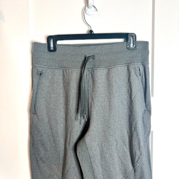 Lululemon Metro Miles Jogger Pants Heathered Graphite Gray Size 10 Athleisure - Picture 3 of 6